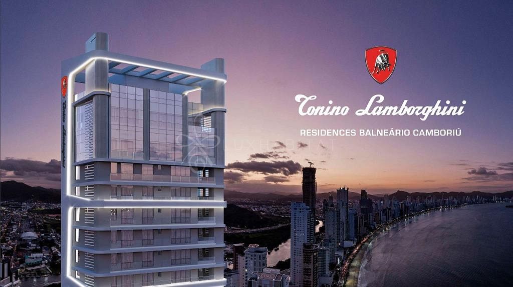 Apartamento no Edifício Tonino Lamborghini Residences à Venda em Balneário  Camboriú - 04 Suítes (Sendo a Master com Hidromassagem e Closet)